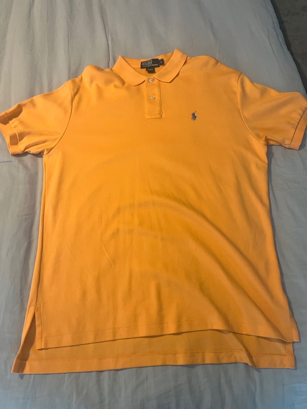 Polo by Ralph Lauren Men’s Peach Short-Sleeve Polo Shirt